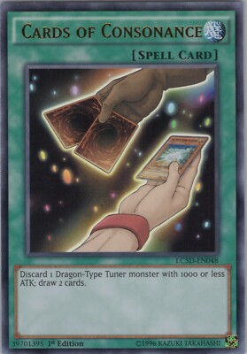 Cards of Consonance NM #3 1st LC5D Legendary Collection 5D's Yugioh-image