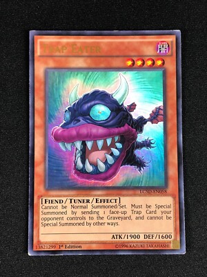YUGIOH TRAP EATER LC5D-EN058 1ST ULTRA LIGHT PLAY-image