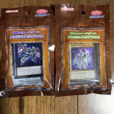 Yu-Gi-Oh! Card Game Acrylic Block E Hero Neos Azeus Box-image