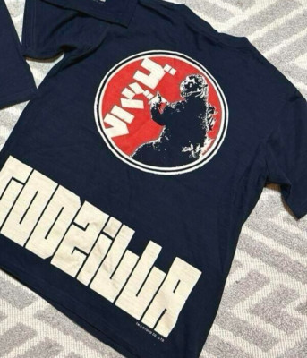 Godzilla HIKESHI SPIRIT T-shirt short sleeve color Navy size L Unisex fashion-image
