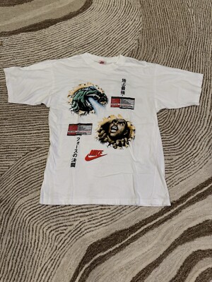 Vintage Nike Godzilla vs Charles Barkley 1992 Rare Basketball 90s Shirt L New-image