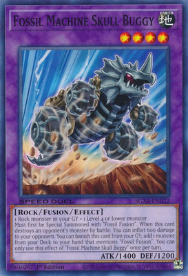 Speed Duel GX: Midterm Destruction #SGX4-END22 Fossil Machine Skull Buggy-image