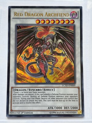 Yu-Gi-Oh Red Dragon Archfiend LC5D-EN069 Ultra Rare 1st Edition NM-image