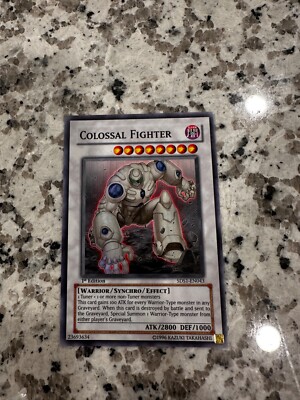 YuGioh Colossal Fighter 5DS1-EN043 (1st Ed.) NM Super Rare Card-image