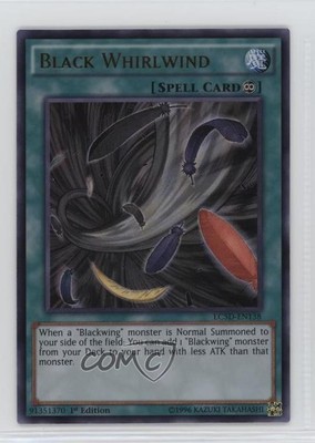 2014 Yu-Gi-Oh! Legendary Collection 5Ds 1st Edition UR Black Whirlwind 0d08-image