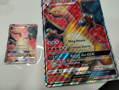 charizard Gx 2017 Promo. Card Pokemon Both Normal And Jumbo -image