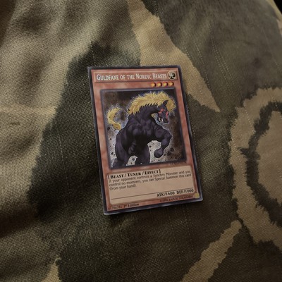 | Yugioh Guldfaxe of the Nordic Beasts LC5D-EN178 1st Secret Rare NM 🔥 |-image