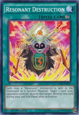 x1 Resonant Destruction - LC5D-EN079 - Common - 1st Edition - Legendary Collecti-image