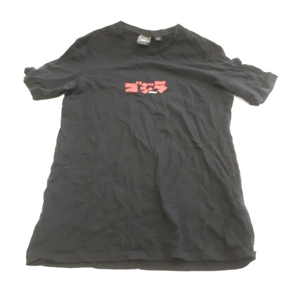Godzilla T-Shirt, Women's Size Small, Black, Pre-Owned.-image