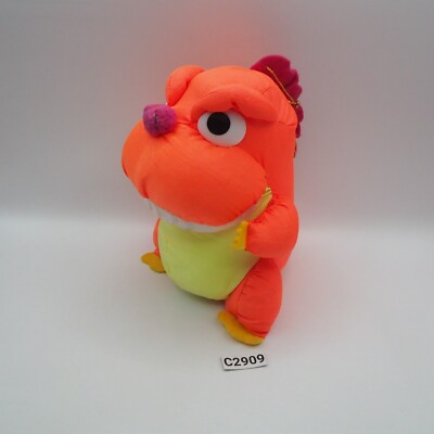 Godzilla Color C2909 Orange Taffeta Banpresto 1992 JUNK Plush 6