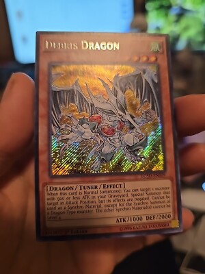 Yugioh Debris Dragon LC5D-EN009 Secret Rare 1st Ed Lp-image