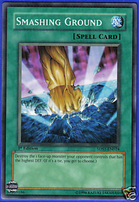 5DS1-EN024 Yu-Gi-Oh! SMASHING GROUND from 5DS1 1st Edition Deck MINT / NM-image