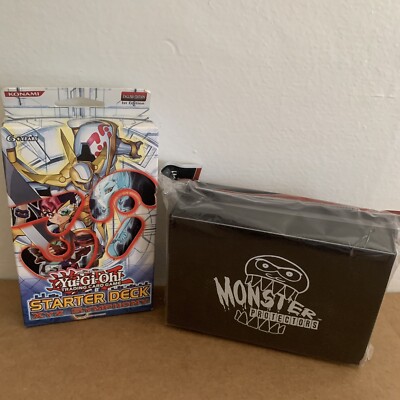YuGiOh lot Starter Deck 5Ds XYZ Symphony 1st Monster Double Box Black NEW Sealed-image