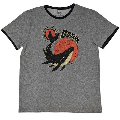 Gojira Whale T-Shirt Grey New-image