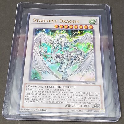 YUGIOH TCG STARDUST DRAGON LC5D-EN031 ULTRA 1ST EDITION -image