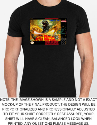 Super Godzilla SNES Graphic T Shirt Men or Women NEW-image