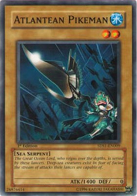 Atlantean Pikeman - 5DS1-EN009 - Common - Unlimited Edition Lightly Played 5D's -image