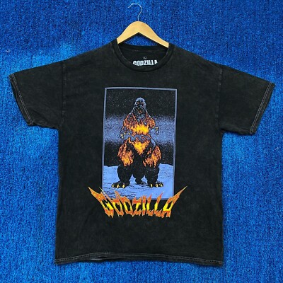 Godzilla Japanese Comic T-shirt Size Large-image