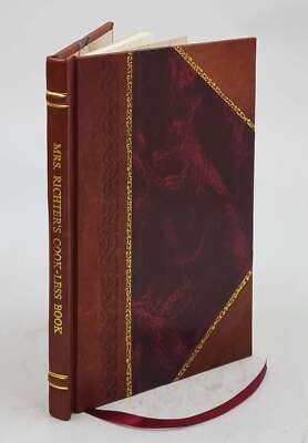 Mrs. Richter'S Cook-Less Book With Scientific Food Chart 1948 [Leather Bound]-image
