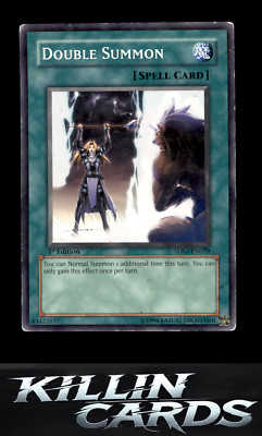 1st Edition Double Summon 5DS1-EN029 Common 5D's 2008 Starter Deck YuGiOh Card L-image