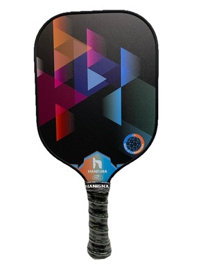 HANISNA Pickleball Paddle ~ Carbon Fiber Face Polymer Honeycomb Core  & Cover-image