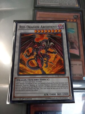 Yu-Gi-Oh Red Dragon Archfiend LC5D-EN069 1st Edition Ultra Rare LP-image