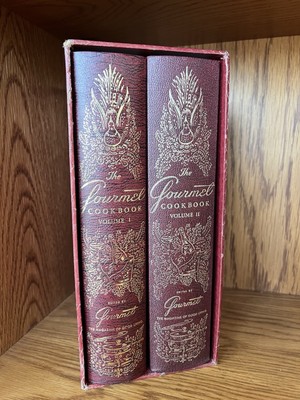 VINTAGE The Gourmet Cookbook Volumes 1 AND 2 Magazine of Good Living-image