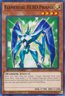 Speed Duel GX: Midterm Destruction #SGX4-ENE03 Elemental HERO Prisma-image