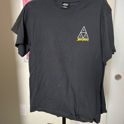 Godzilla x HUFF Black T-shirt sz M-image