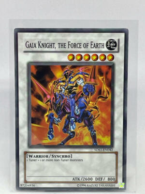 Yu-Gi-Oh! - Gaia Knight, The Force of Earth (5DS1-EN042) - Unlimited - Super-image