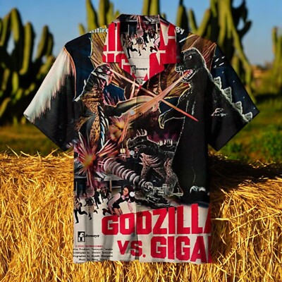 Release Of Godzilla Vs Gigan Universal Hawaiian Shirt-image