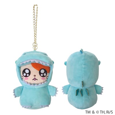 Godzilla Plush Key Chain Godzi ham-kun Green Japan NEW-image