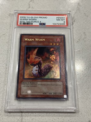 2009 Yu-hi-oh! Promo Warm Worm 5D’s Tag Force 4 PSA 8 (low pop)-image