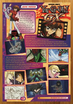 2005 Yu-Gi-Oh! GX Anime Vintage Print Ad/Poster Retro Cards Game Promo Art 00s-image