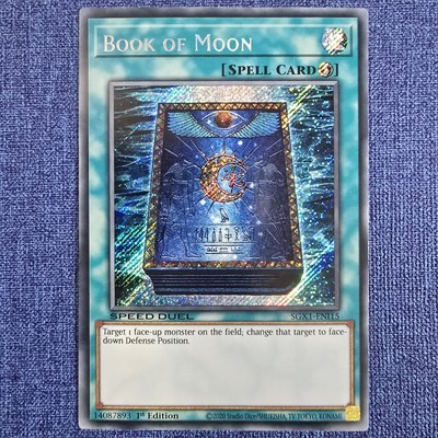 Yugioh Book of Moon SGX1-ENI15 - Secret Rare - 1st Edition - SPEED DUEL - LP-image