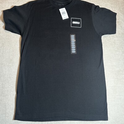Men’s Godzilla Classic Red DEST black T Shirt NWT size M-image