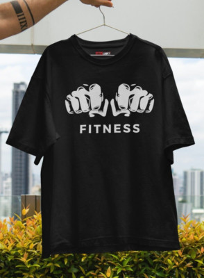 Fist Bump Fitness T-Shirt | Workout Graphic Tee | Gym Enthusiast Shirt | Motivat-image