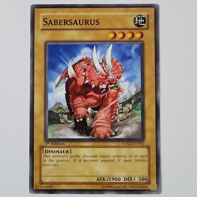 Sabersaurus - 5DS2-EN002 - LP+- Common - 1st ed  - Yugioh-image