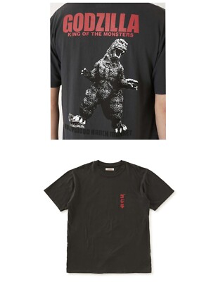 Godzilla HRM /LANDED AT HRM Short Sleeve T-Shirt Hollywood Ranch Market/Black-image