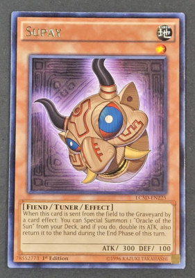 Yugioh TCG - Supay - LC5D-EN225 - 1st Edition - Rare - LP/NM - Monster - Tuner-image