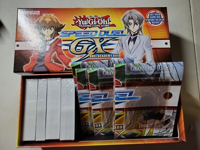 Yugioh TCG Speed Duel GX Duel Academy Box Konami 8 Decks Open Box No Packs-image