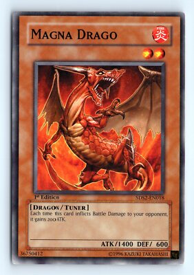 Yu-Gi-Oh Magna Drago #5DS2-EN018 5D's Starter Deck 2009 tcg LP-image
