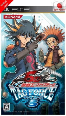 Yu-Gi-Oh! 5D's Tag Force 5 PSP Konami Sony PlayStation Portable From Japan-image