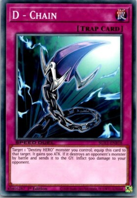 D - Chain SGX1-ENB18 Speed Duel GX: Duel Academy Box 1st Edition-image