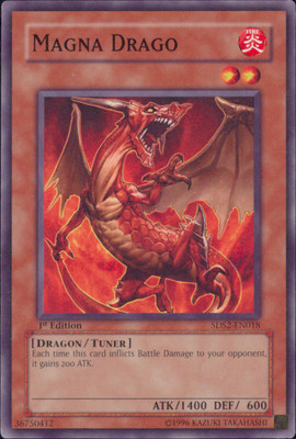 Yugioh Magna Drago #5DS2-EN018 5D's Starter Deck 2009 1st Edition-image