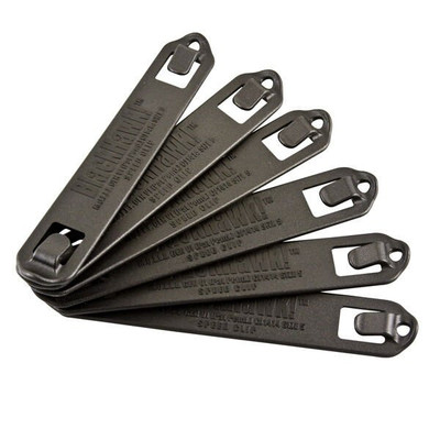 Blackhawk Speed Clips Carbon Fiber Polymer 5 Inch Black Pack of 6 38C506BK-image