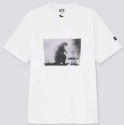 UNIQLO UT × Godzilla World Graphic T-shirt White Size L-image