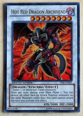 Hot Red Dragon Archfiend – YF06-EN001 – Limited Edition – Yugioh/Yu-Gi-Oh!-image
