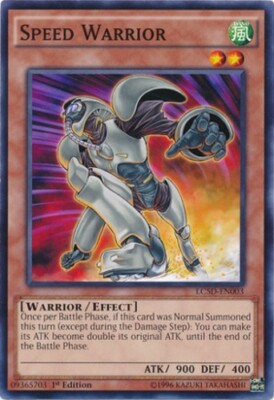 Speed Warrior - LC5D-EN003 - Common - 1st Edition x3 - Lightly Played-image