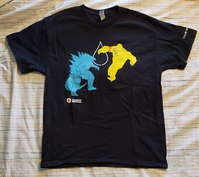 American Red Cross - Godzilla x Kong T-shirt - Size Large-image